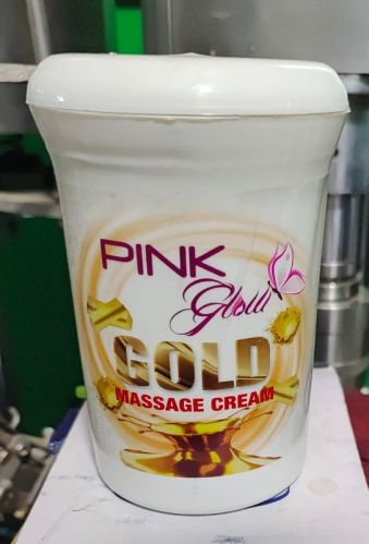 Pink Glow Gold Massage Cream, Gender : Female