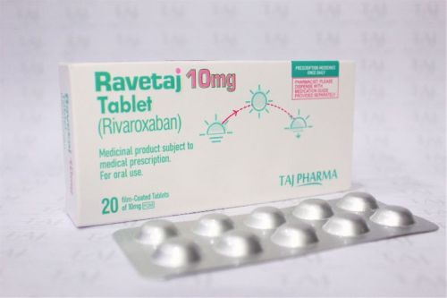 Ravetaj Rivaroxaban Tablets 10mg, Packaging Type : Strip