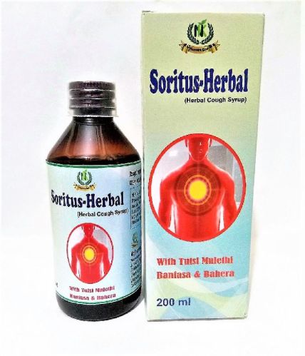 Soritus- Herbal Cough Syrup, Bottle Size : 200ml
