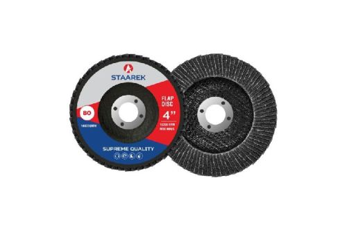 Round Coated Aluminium Abrasive Oxide Flap Disc, For Material Finishing, Grade : AISI