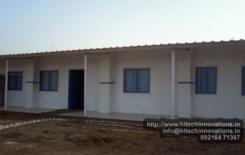 Rectangular Polished Prefabricated Site Office, Feature : Easily Assembled