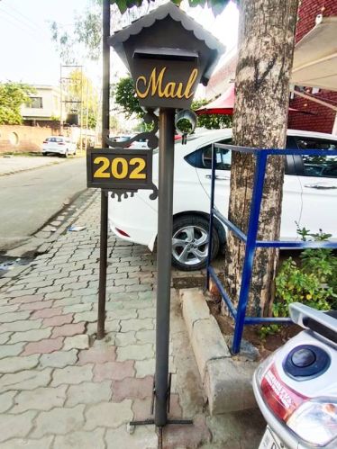 Polished Wooden Name Plates, For Outside Of House, Feature : Eco Friendly, Fine Finish