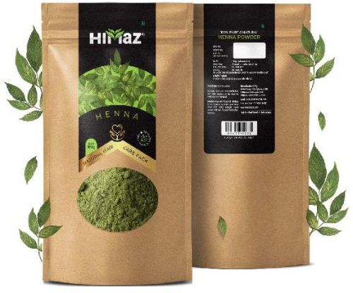 Natural HIMAZ Henna Powder 100gm, For Personal, Packaging Type : Kraft Pouch