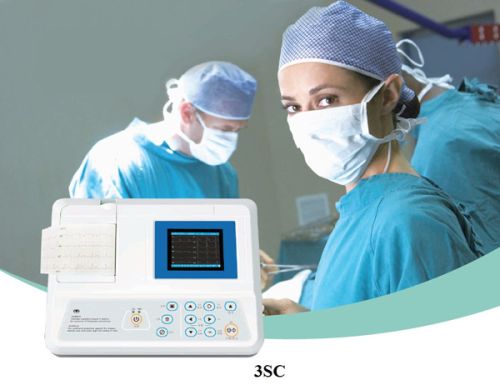 THREE CHANNEL ELECTROCARDIOGRAPH