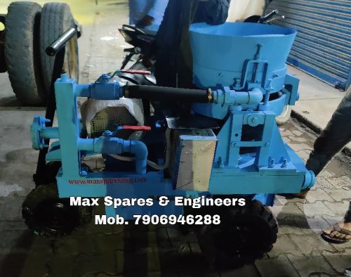 Semi Automatic Concrete Dry Shotcrete Pump Machine, For Construction, Mining Industries, Voltage : 440v