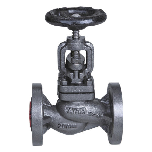 Cast Iron Globe Steam Stop Valve, Flanged Ends, PN-10