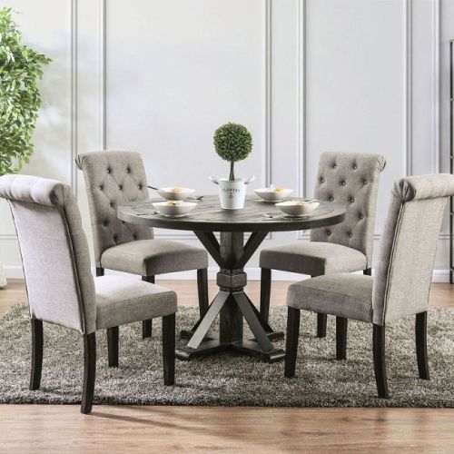 Polished Wood Round Dining Table Set, For Home, Feature : Quality Tested, Easy To Place