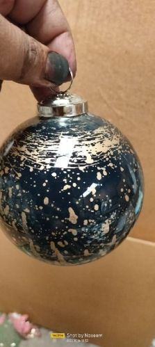 Glass Ball Ornament, For Decoration, Gifting, Occasion : Christmas