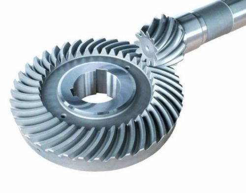 Round Polished Cast Iron Bevel Gear, For Industrial Use