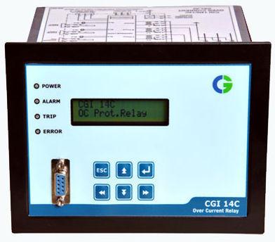 Square Polished CGI-14C IDMT Relay, For Industrial, Voltage : 110V