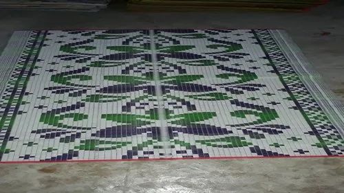 Rectangular 6 X 8 Feet Polypropylene Mat, Pattern : Printed