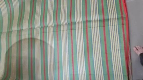 Sana Plastic Rectangular Stripe Print Polypropylene Mat, Size : 4 X 6 Ft