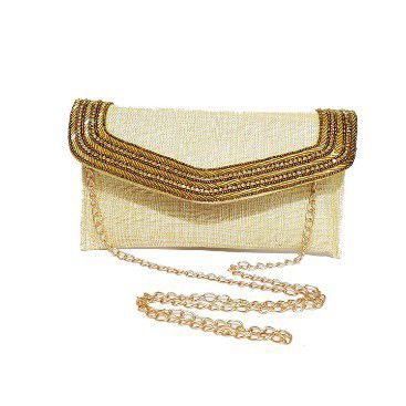 Polished 100gm Jute Clutch Purse, Occasion : Daily Use