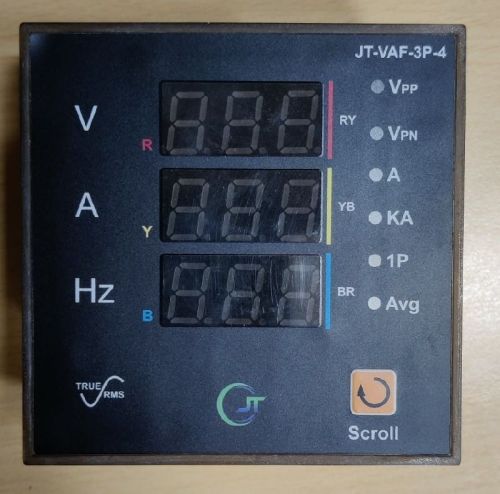 Electric JT MAKE VAF METER, Dimension : 96x96x117 Mm