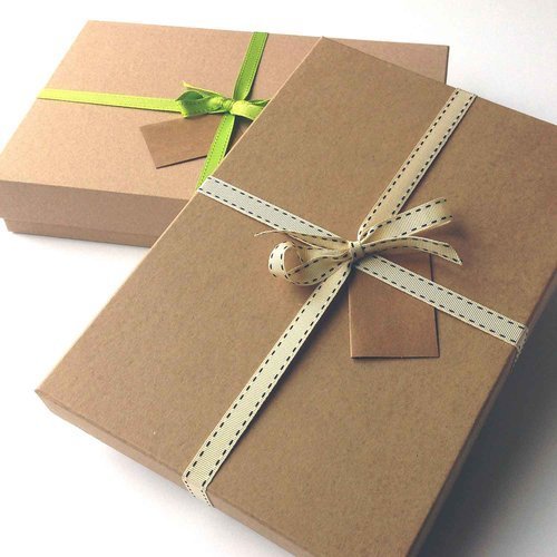 Plain Corrugated Gift Packaging Box, Paper Type : Craft Paper