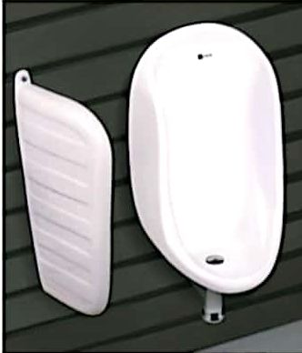 Half Stall Urinal With Partition, For Hotels, Malls, Office, Restaurants, Feature : Crack Proof, Light Weight