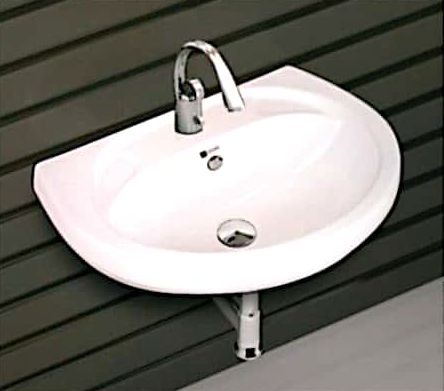 Repose Wall Mounted Pedestal Wash Basin, For Home, Hotel, Office, Restaurant, Feature : Durable, Fine Finishing