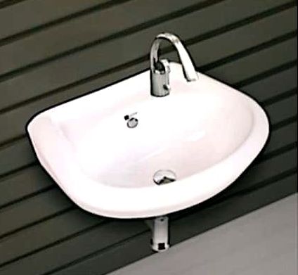 Round Wall Mounted Pedestal Wash Basin, For Home, Hotel, Office, Restaurant, Feature : Durable, Fine Finishing