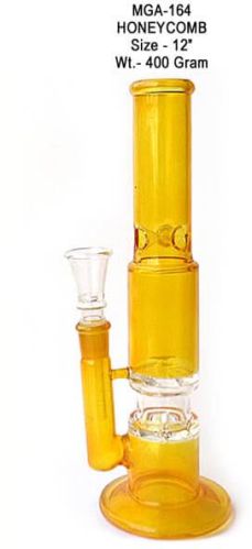 12 Inch Honeycomb Glass Bong, Feature : Fine Finished, Light Weight