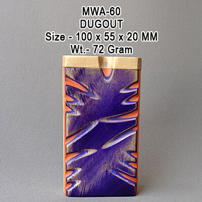 72gm Wooden Dugout, Size : 100x55x20 Mm