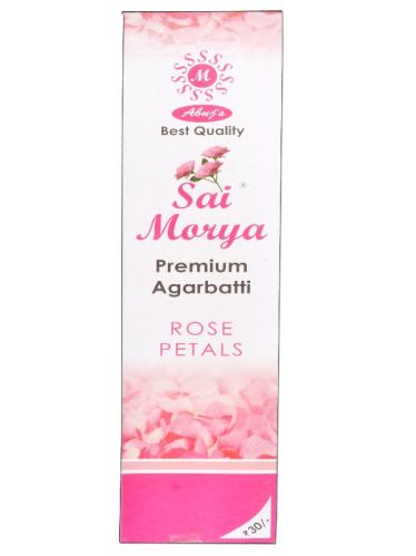 Rose Petals Premium Incense Sticks, Packaging Type : Box