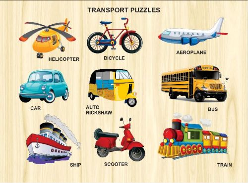 Wooden Puzzle Tray Transport, Feature : Light Weight