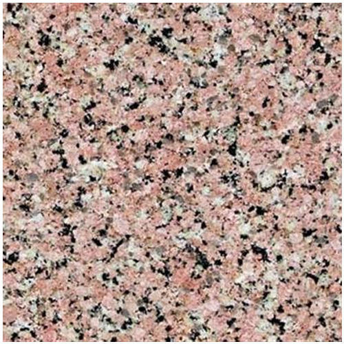 Rectangular Polished Rosy Pink Granite Stone, For Steps, Staircases, Flooring, Pattern : Plain