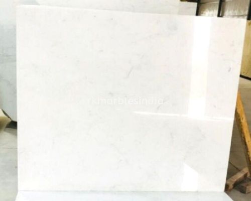 Non Polished White Marble Stone, For Countertops, Staircase, Flooring, Feature : Crack Resistance