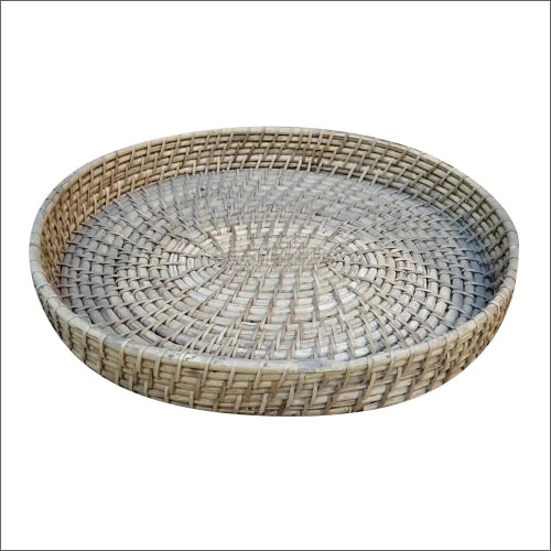 Round Rattan Basket, Size : Standard