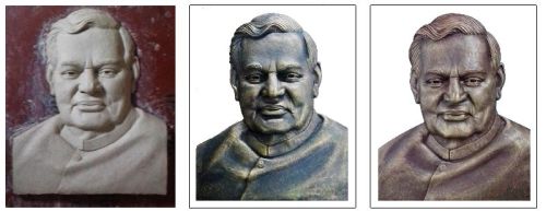 Fiberglass Atal Bihari Vajpayee Wall Murals, Mode Type : Portrait Mode