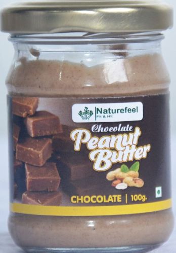 100gm Naturefeel Chocolate Peanut Butter, For Human Consumption, Form : Paste