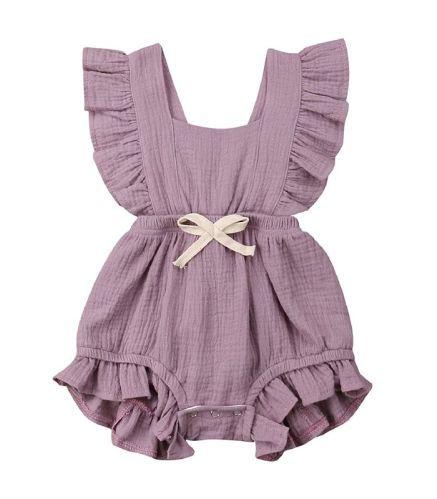 Plain Baby Girl Romper, Specialities : Seamless Finish, Anti-Static, Shrink-Resistant