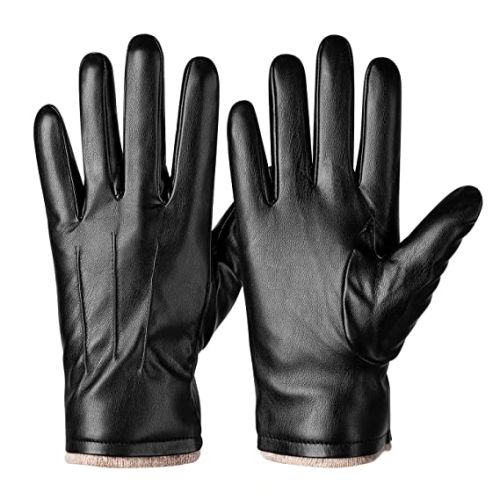 Plain Leather Gloves, Length : 10-15 Inches