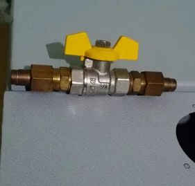 Polished Brass Isolation Ball Valve