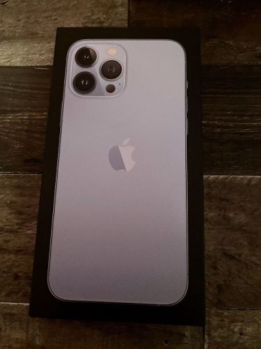 New Apple iPhone 13 Pro Max 128gb Sierra Blue