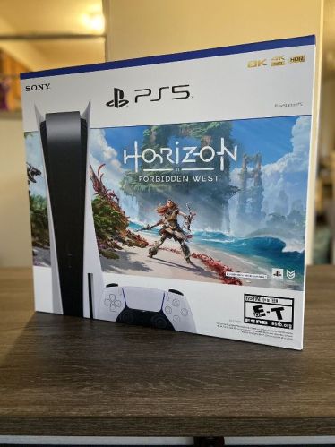 New Sony Play Station 5 PS5 Horizon West Bundle Disc Edition Console