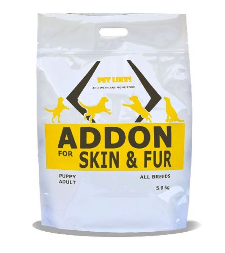 5 Kg PET Likes Add On Skin & Fur Dog Food