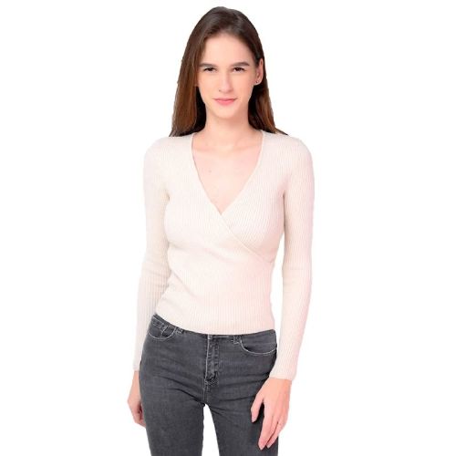 Wool Plain Ladies V Neck Sweater, Occasion : Casual Wear