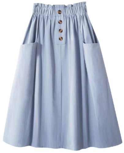 Plain Cotton Ladies Western Skirt, Length : 2-3 Meter