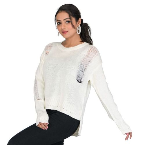 Plain Woolen Ladies Winter Top, Size : XL