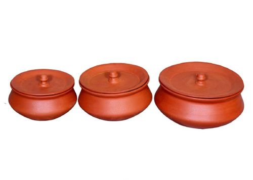 Plain Clay Degchi Set, Capacity : 10-20 Ltr