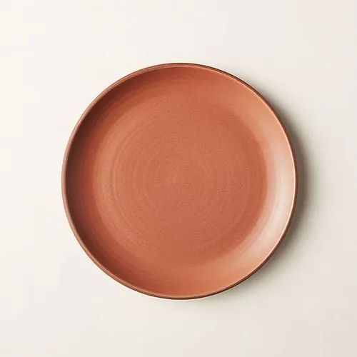 Round Clay Plates, For Serving Food, Size : 11 Inch