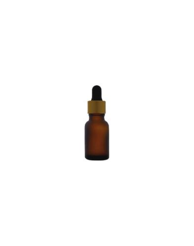 Round 15 Ml Amber Frosted Dropper Bottle, For Personal Care, Storage Capacity : 15ml