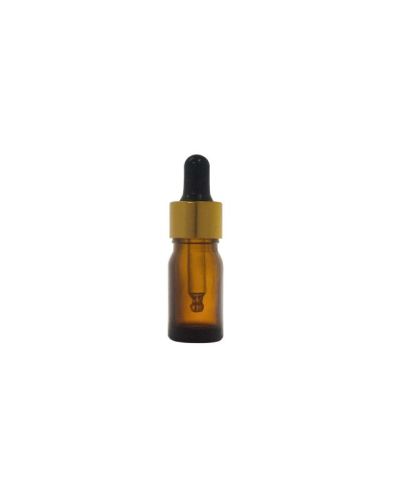5 Ml Amber Glass With Dropper Bottle