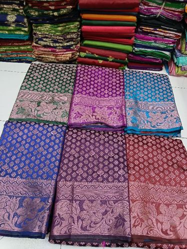 Zari Work Saree, Technics : Machine Made