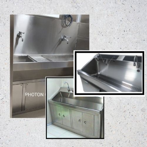 Stainless Steel Surgical Scrub Sink, For Industrial