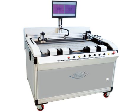 Video Plate Punch & Single Edge Bender For Sheet-Fed Offset