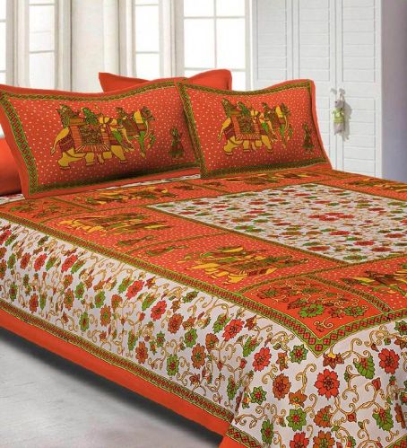 Double Bed Sheet, For Picnic, Home, Hotel, Feature : Anti Wrinkle, Anti-Shrink