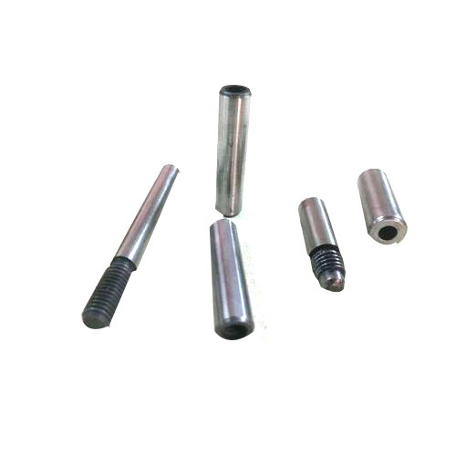 Polished Metal External Threaded Dowel Pins, For Automotive Industry, Fittings, Size : 0-15mm