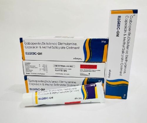 Ellgesic-GM Ointment, Form : Cream